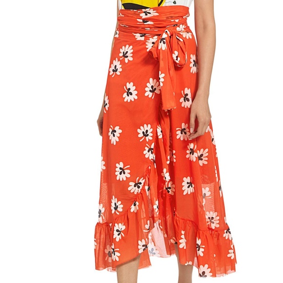 ganni addison skirt